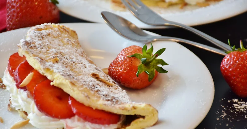Recette n°5 : omelette aux lentilles vertes et oignons caramélisés (26 g de protéines)